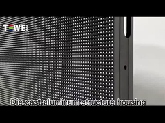 Wodoszczelny, programowalny ekran zewnętrzny LED P10 pełnokolorowy bezprzewodowy ekran reklamowy LED